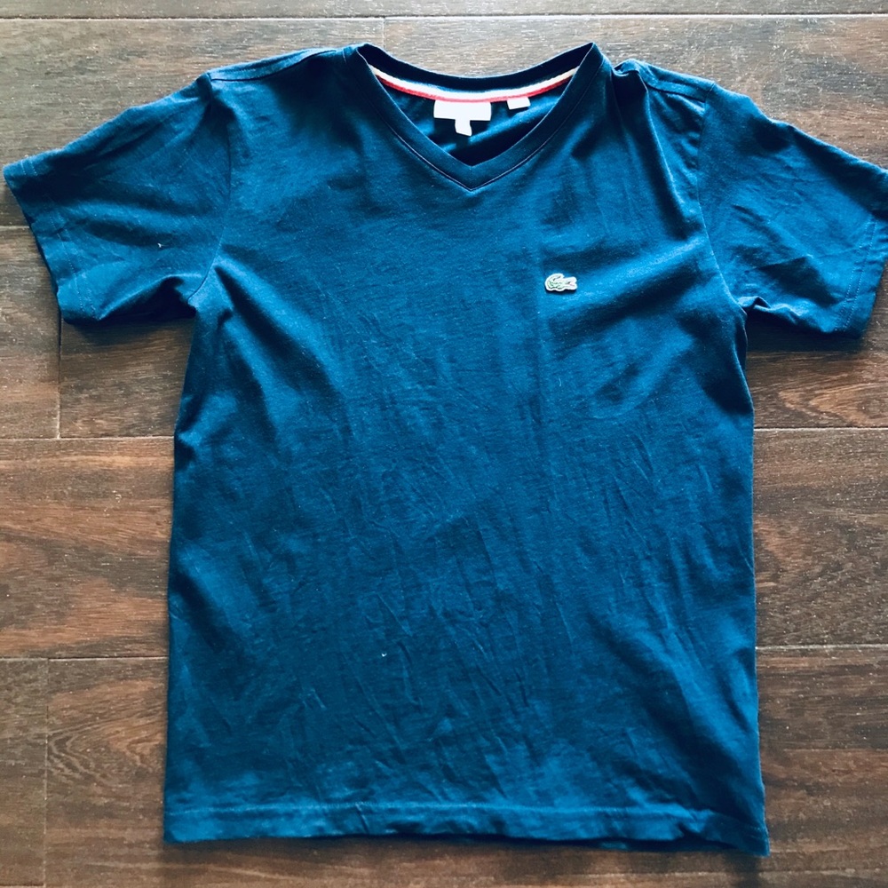 Boys Lacsoste v-neck shirt